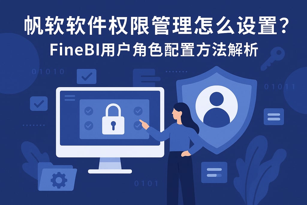 帆软软件权限管理怎么设置？FineBI用户角色配置方法解析