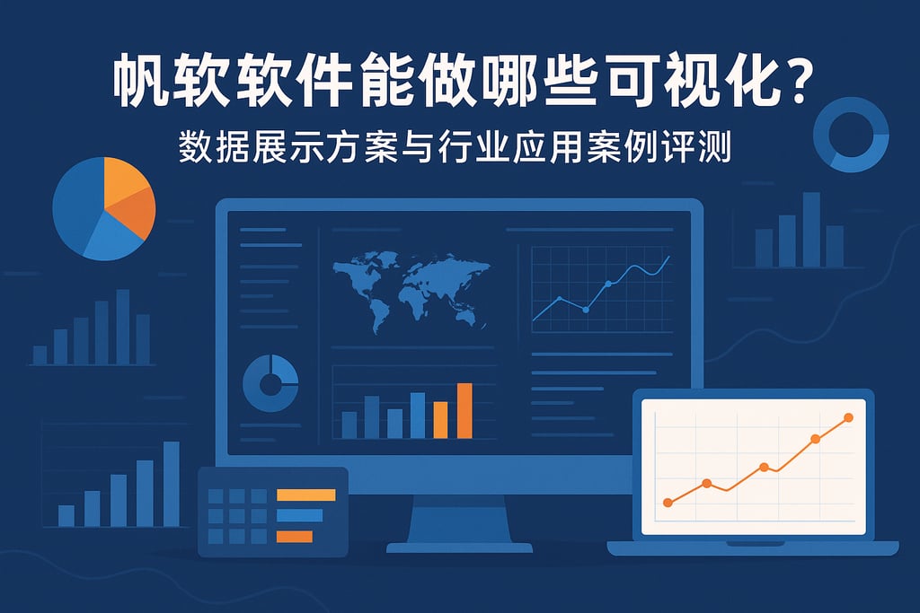 帆软软件能做哪些可视化？数据展示方案与行业应用案例评测