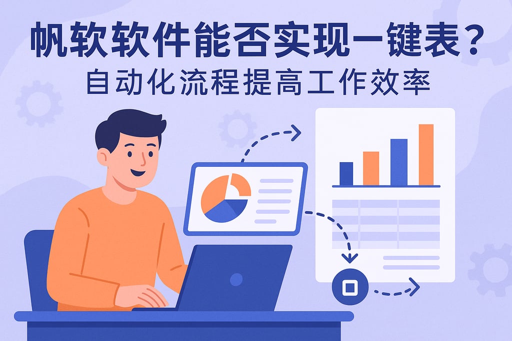 帆软软件能否实现一键报表？自动化流程提高工作效率