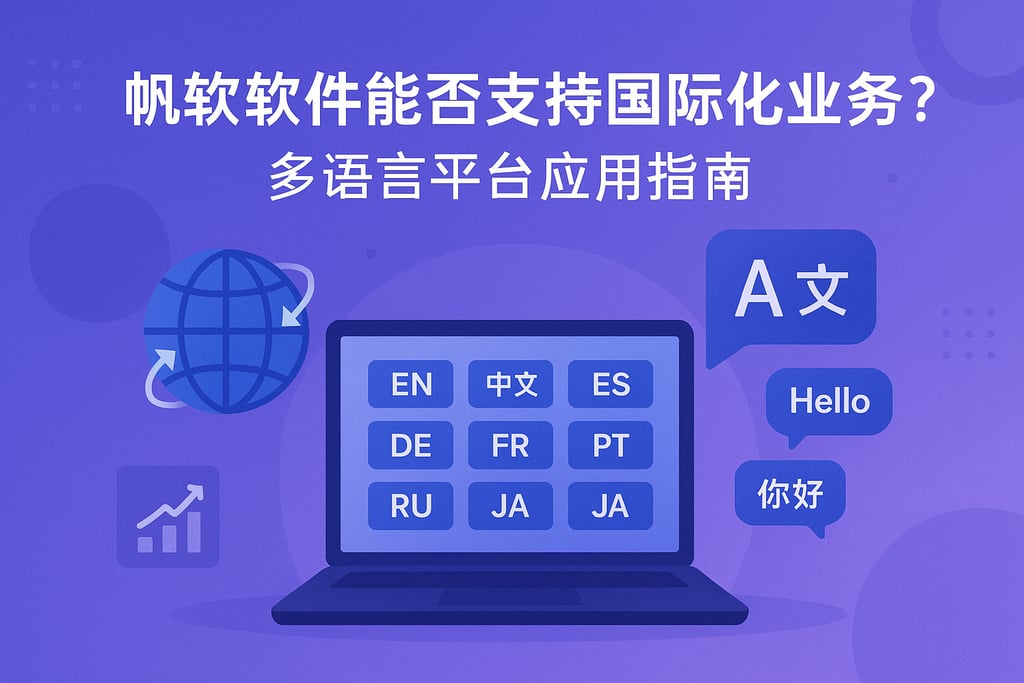 帆软软件能否支持国际化业务？多语言平台应用指南