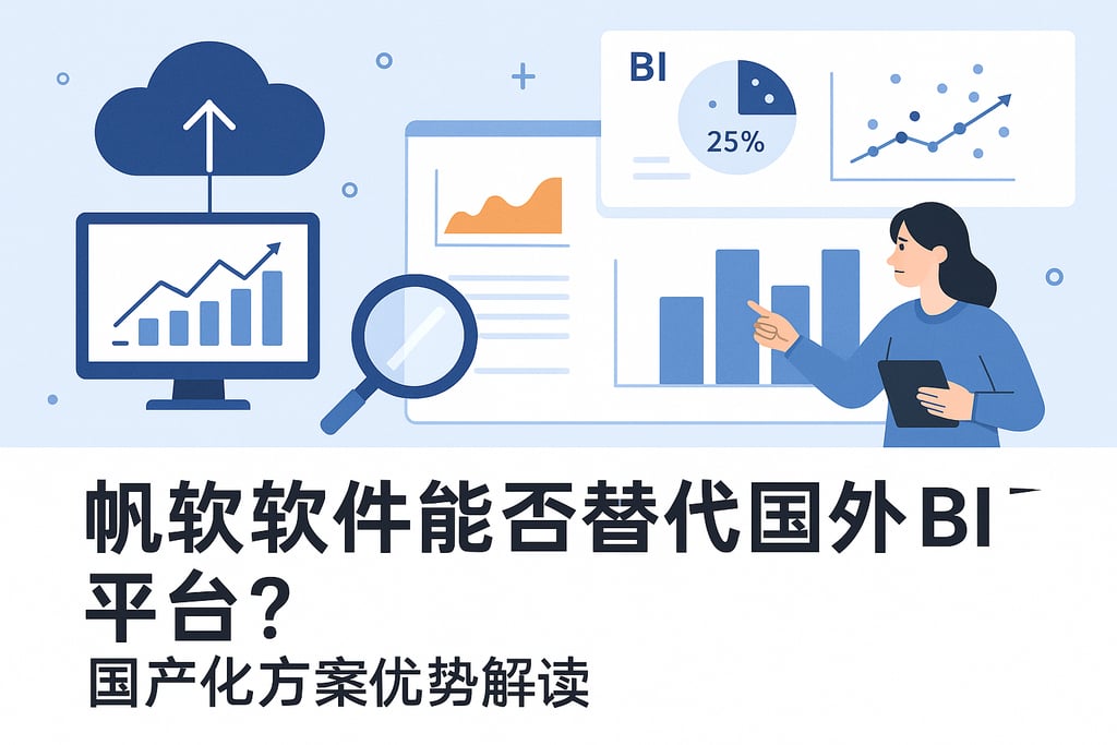 帆软软件能否替代国外BI平台？国产化方案优势解读