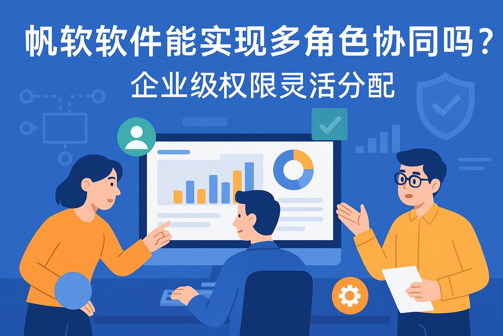 帆软软件能实现多角色协同吗？企业级权限灵活分配