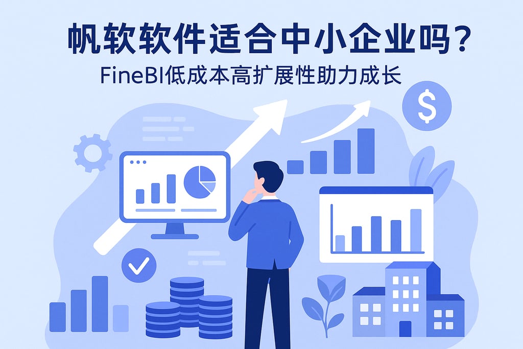 帆软软件适合中小企业吗？FineBI低成本高扩展性助力成长