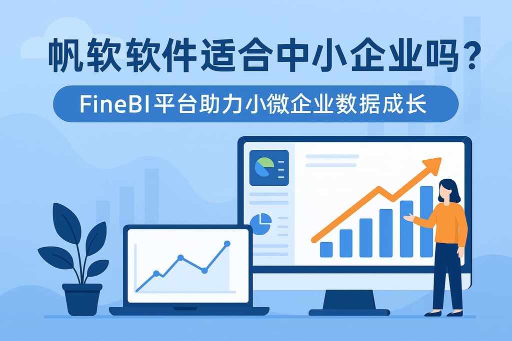 帆软软件适合中小企业吗？FineBI平台助力小微企业数据成长