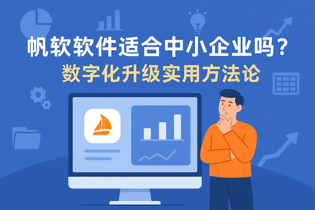 帆软软件适合中小企业吗？数字化升级实用方法论