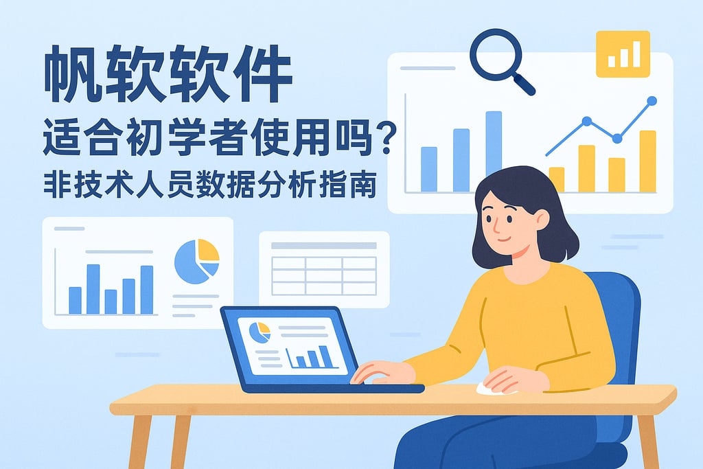 帆软软件适合初学者使用吗？非技术人员数据分析指南