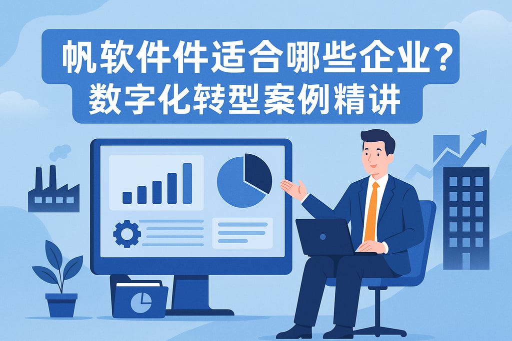 帆软软件适合哪些企业？数字化转型案例精讲