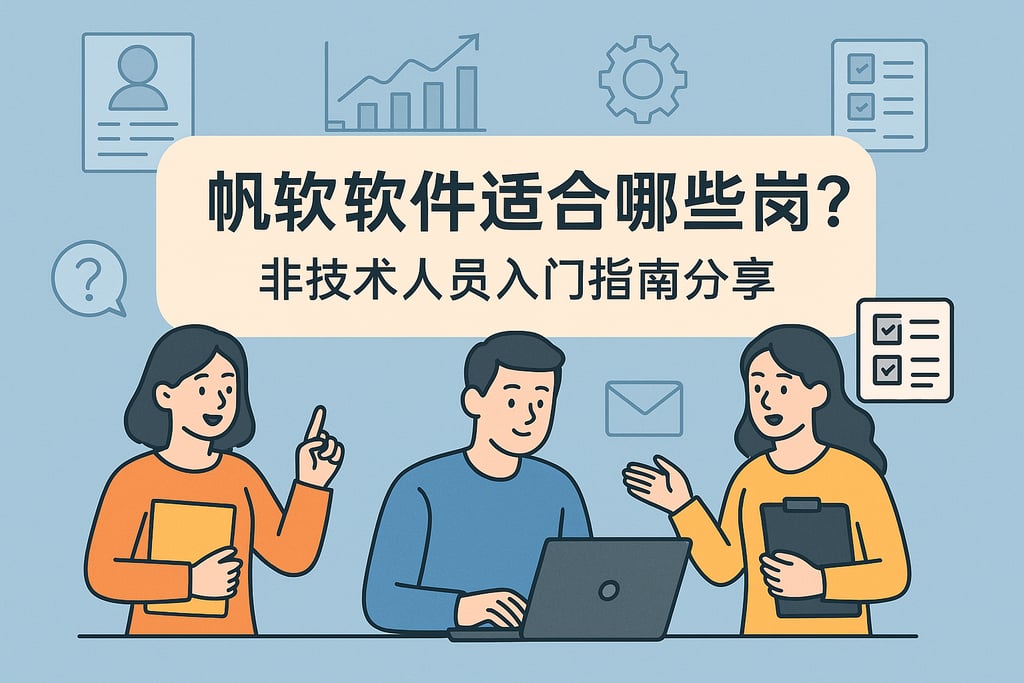 帆软软件适合哪些岗位？非技术人员入门指南分享