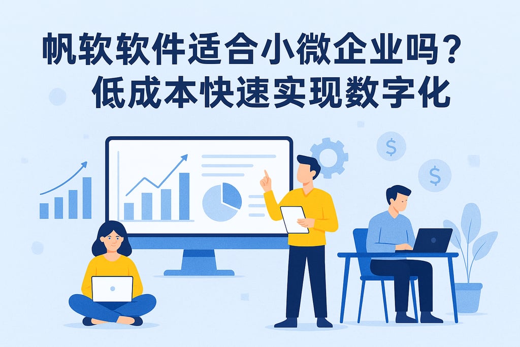 帆软软件适合小微企业吗？低成本快速实现数字化
