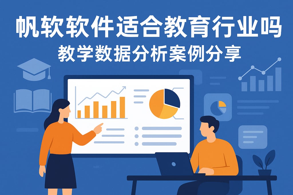 帆软软件适合教育行业吗？教学数据分析案例分享