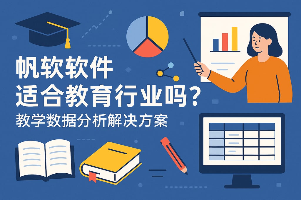 帆软软件适合教育行业吗？教学数据分析解决方案