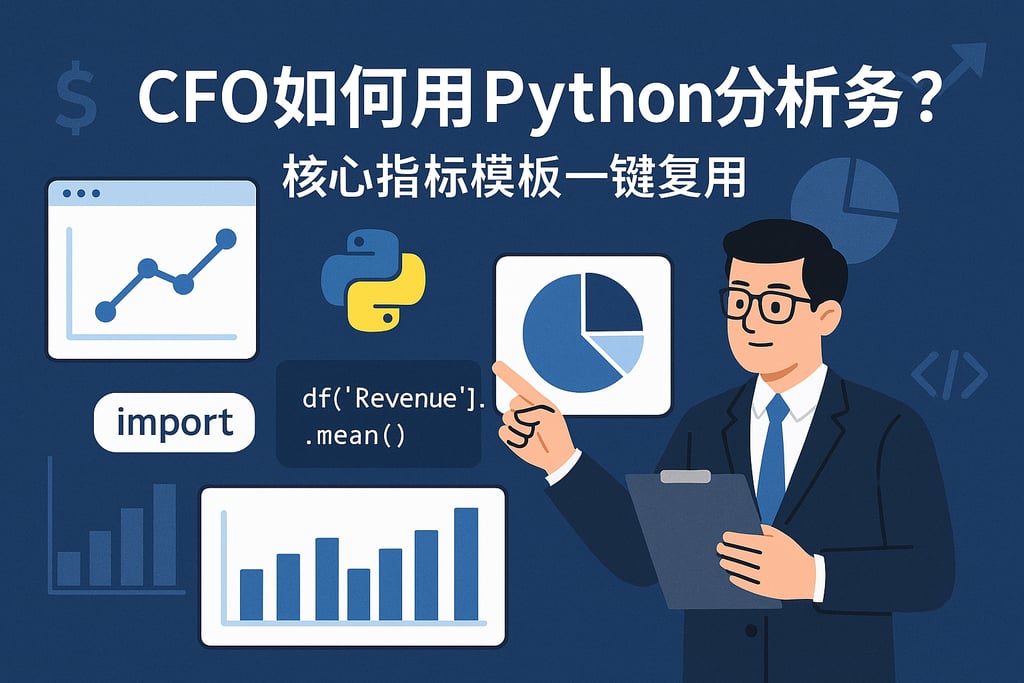 CFO如何用Python分析财务？核心指标模板一键复用