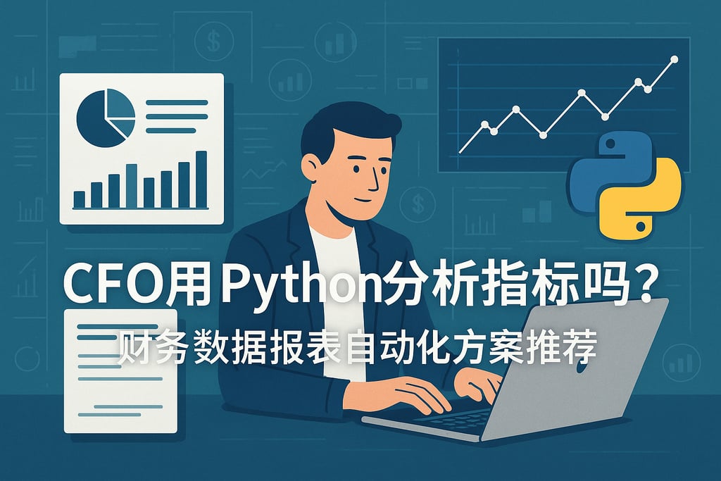 CFO用Python分析指标吗？财务数据报表自动化方案推荐