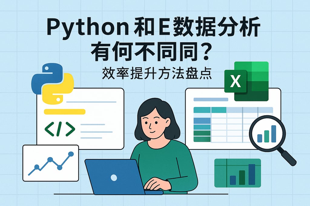 Python和Excel数据分析有何不同？效率提升方法盘点 - FineBI数据分析知识库