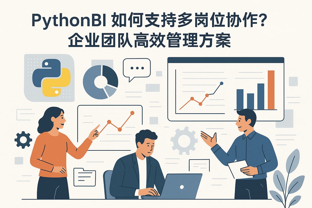 PythonBI如何支持多岗位协作？企业团队高效管理方案