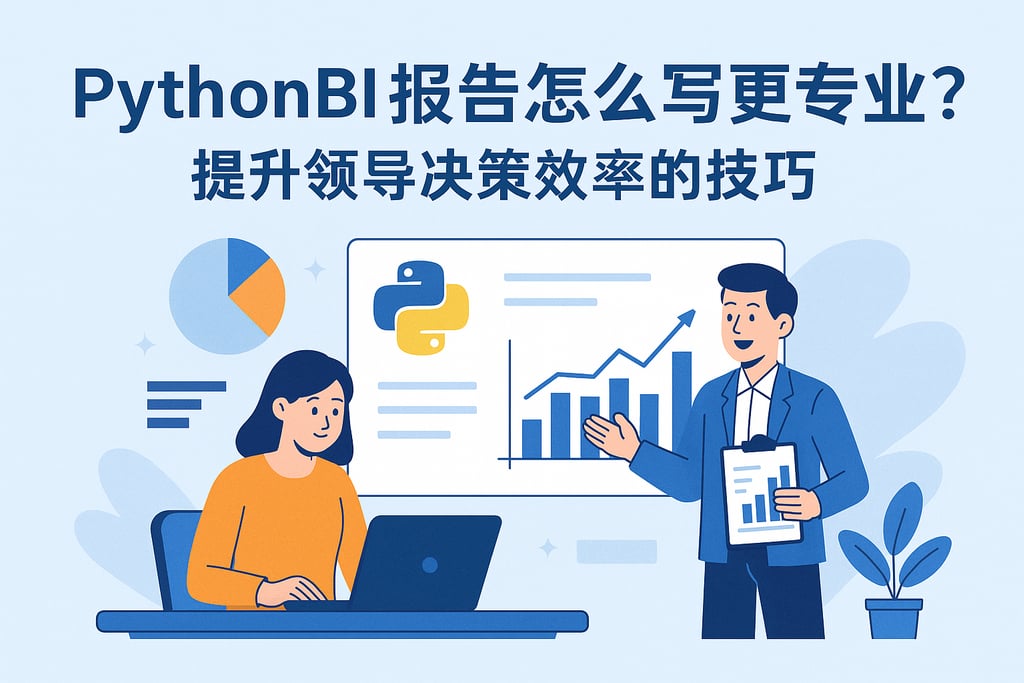 PythonBI报告怎么写更专业？提升领导决策效率的技巧