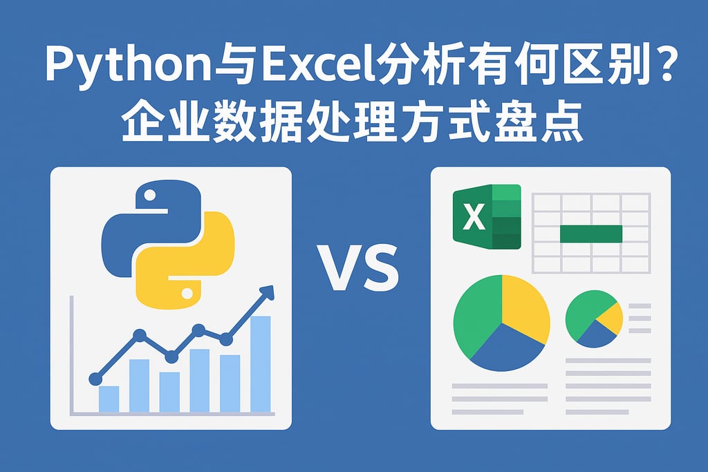Python与Excel分析有何区别？企业数据处理方式盘点