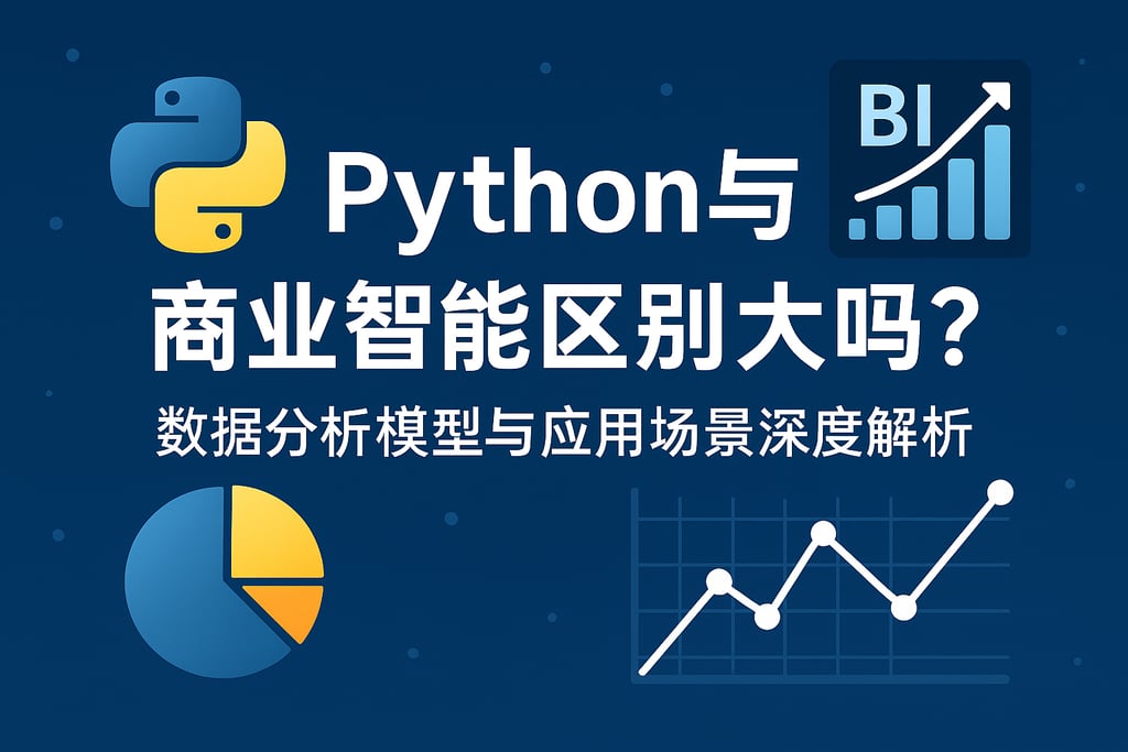 Python与商业智能区别大吗？数据分析模型与应用场景深度解析