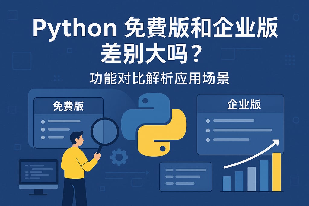 Python免费版和企业版差别大吗？功能对比解析应用场景