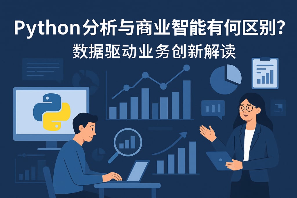 Python分析与商业智能有何区别？数据驱动业务创新解读