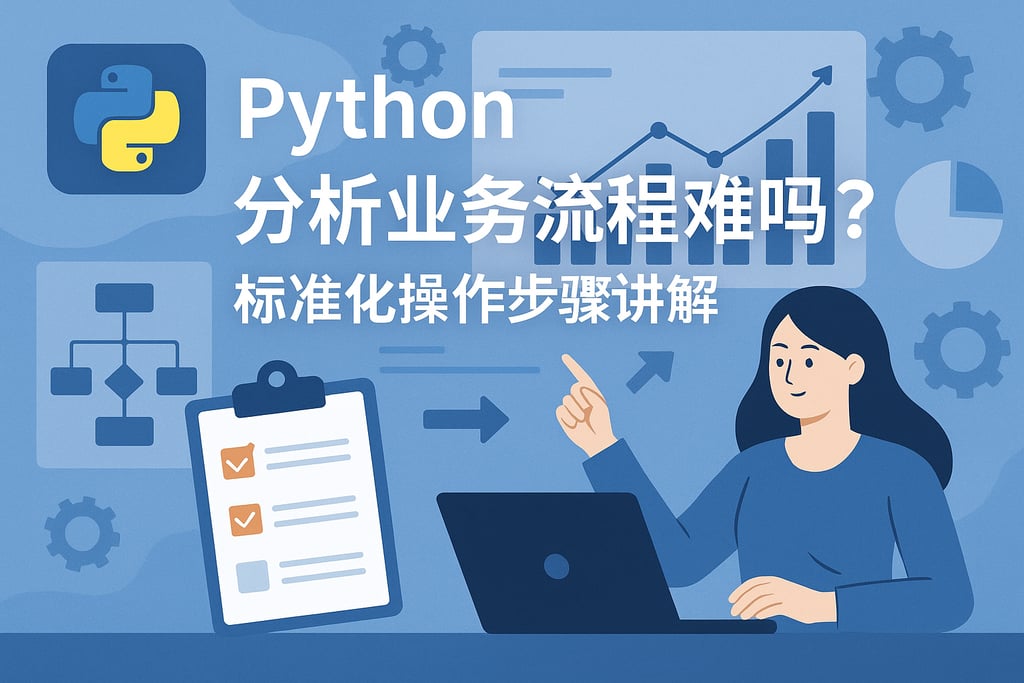 Python分析业务流程难吗？标准化操作步骤讲解