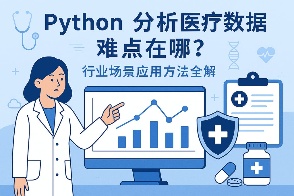 Python分析医疗数据难点在哪？行业场景应用方法全解