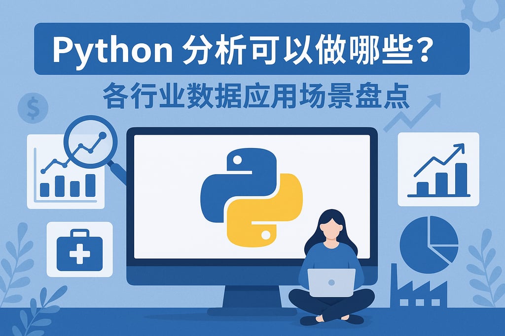 Python分析可以做哪些？各行业数据应用场景盘点