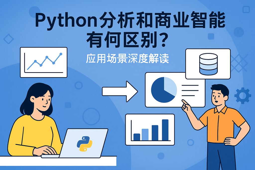 Python分析和商业智能有何区别？应用场景深度解读