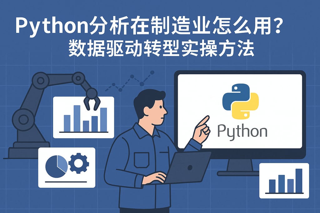 Python分析在制造业怎么用？数据驱动转型实操方法
