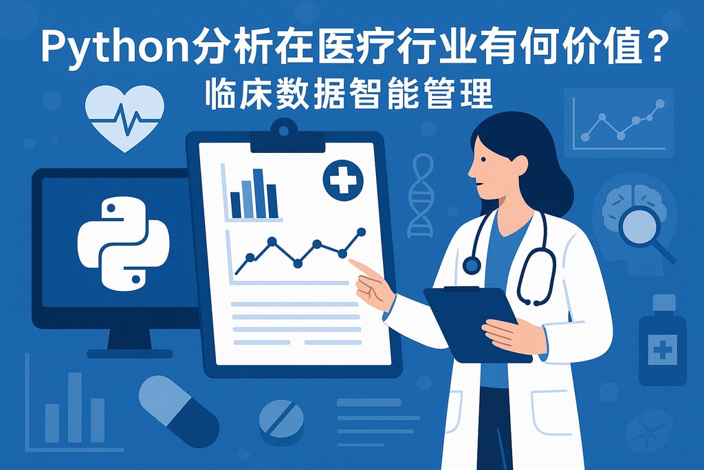 Python分析在医疗行业有何价值？临床数据智能管理