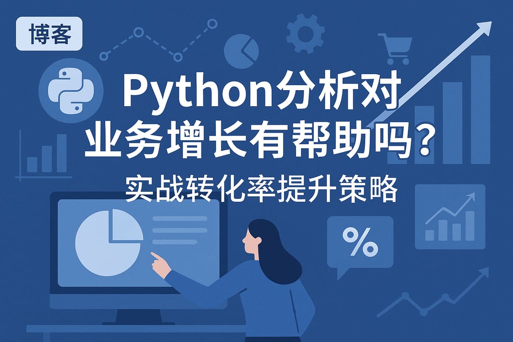 Python分析对业务增长有帮助吗？实战转化率提升策略