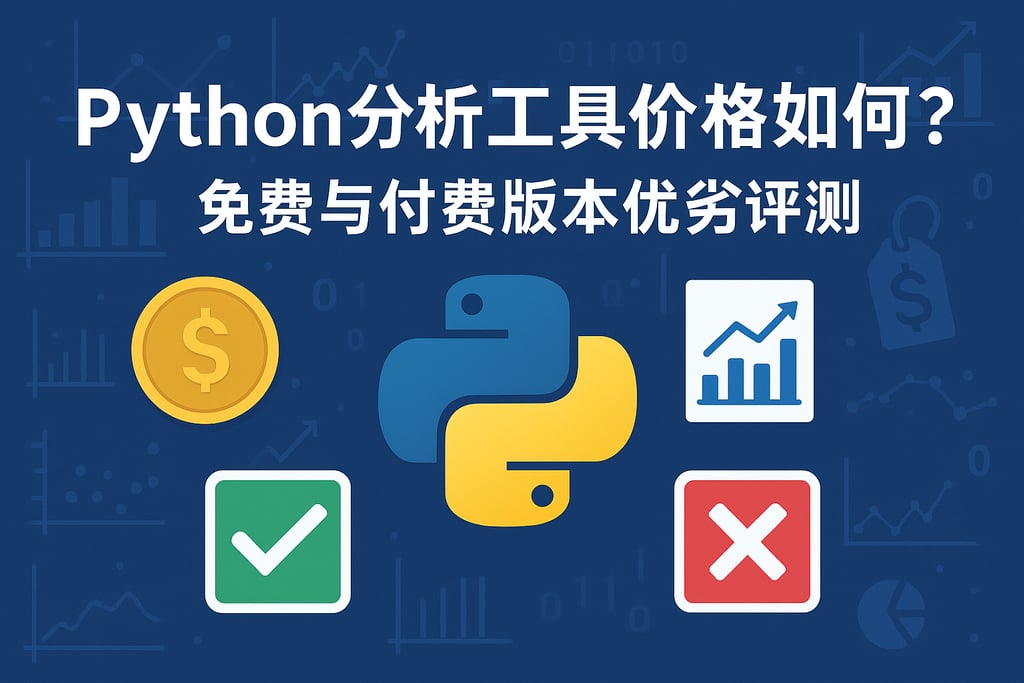 Python分析工具价格如何？免费与付费版本优劣评测