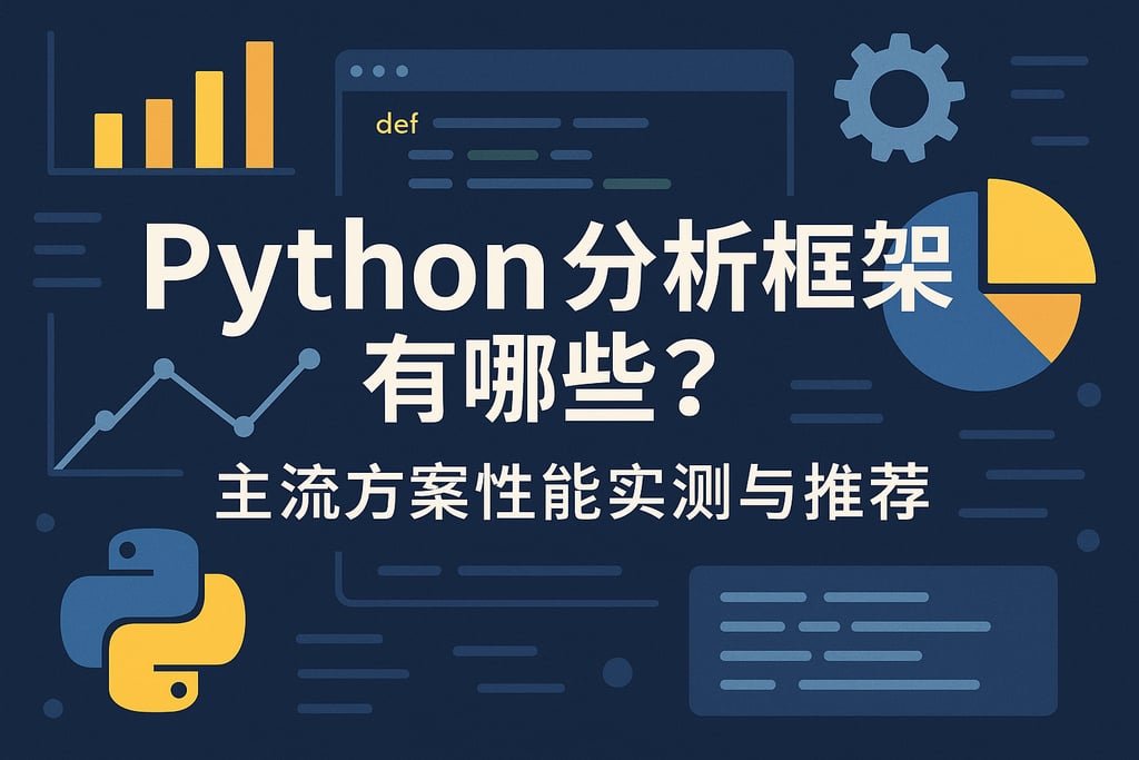 Python分析框架有哪些？主流方案性能实测与推荐