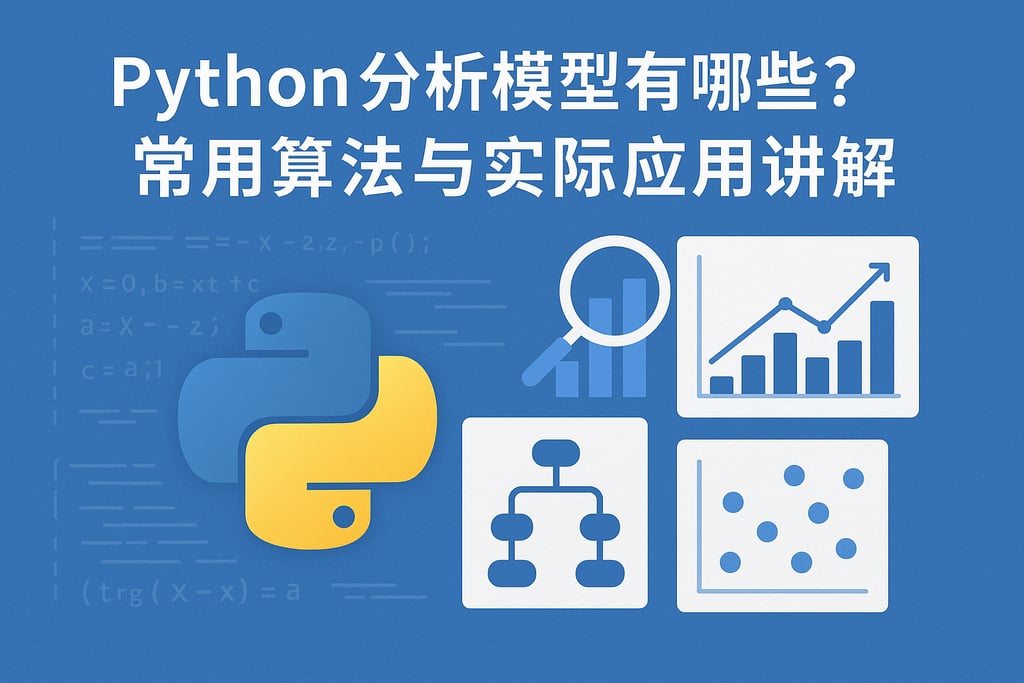 Python分析模型有哪些？常用算法与实际应用讲解