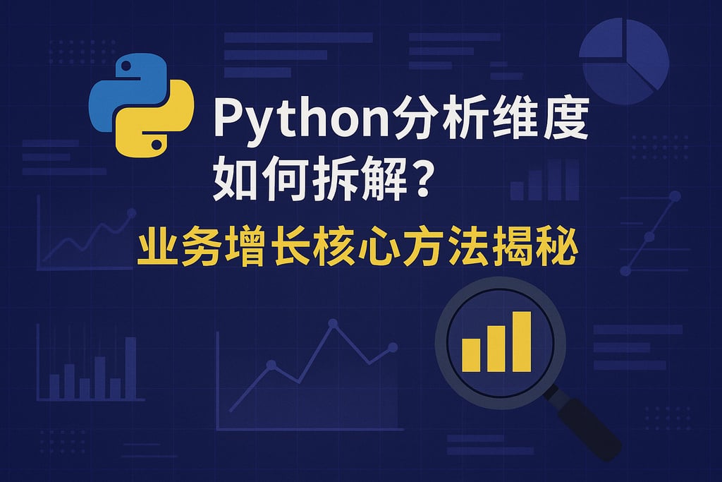 Python分析维度如何拆解？业务增长核心方法揭秘
