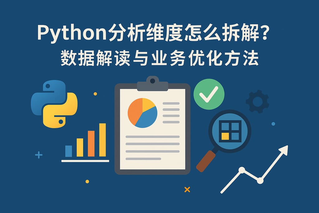 Python分析维度怎么拆解？数据解读与业务优化方法