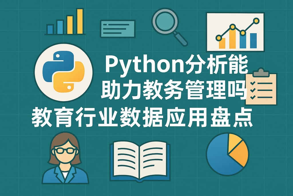 Python分析能助力教务管理吗？教育行业数据应用盘点
