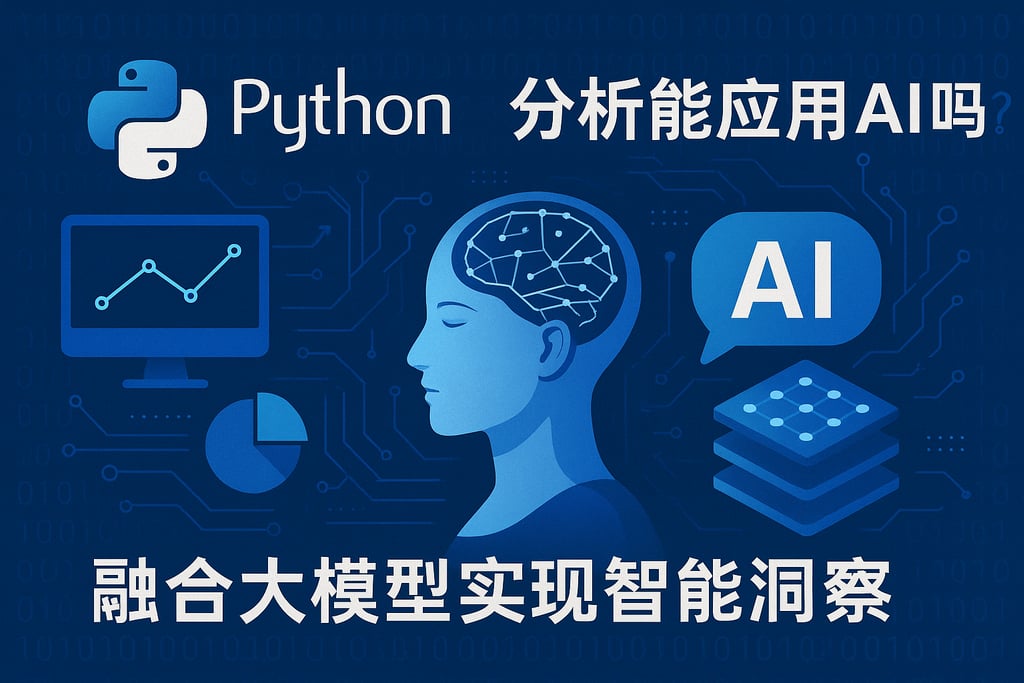 Python分析能应用AI吗？融合大模型实现智能洞察