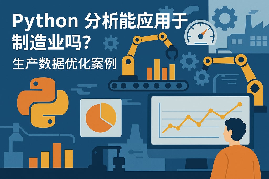 Python分析能应用于制造业吗？生产数据优化案例