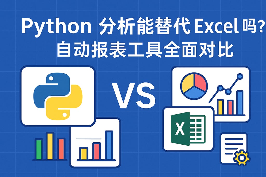 Python分析能替代Excel吗？自动报表工具全面对比