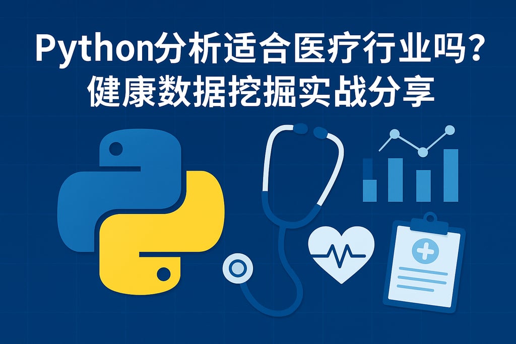 Python分析适合医疗行业吗？健康数据挖掘实战分享