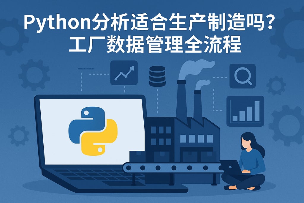 Python分析适合生产制造吗？工厂数据管理全流程