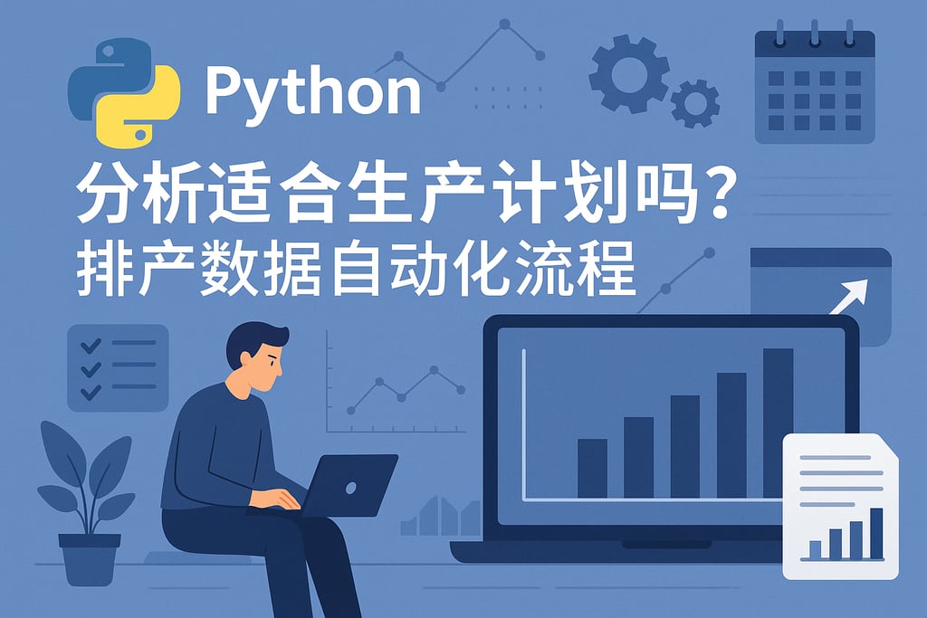 Python分析适合生产计划吗？排产数据自动化流程