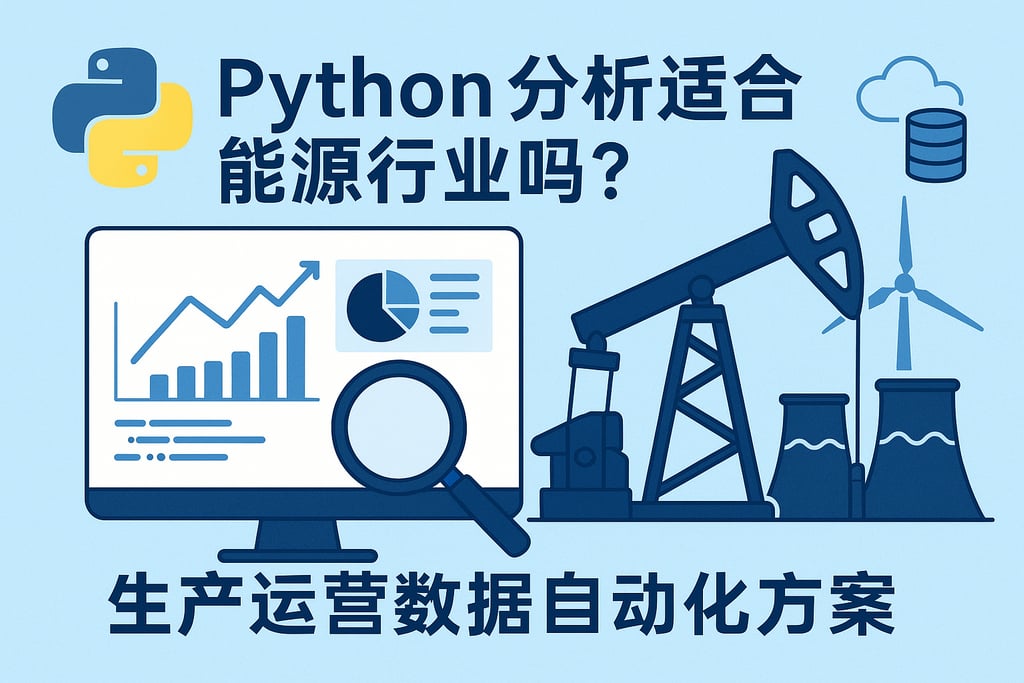 Python分析适合能源行业吗？生产运营数据自动化方案