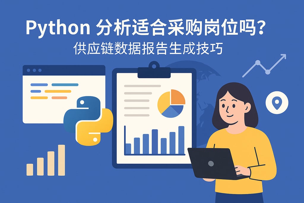 Python分析适合采购岗位吗？供应链数据报告生成技巧