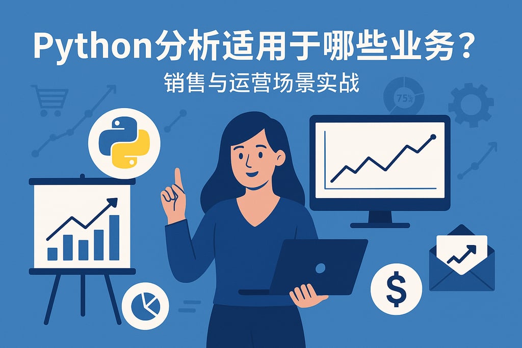 Python分析适用于哪些业务？销售与运营场景实战