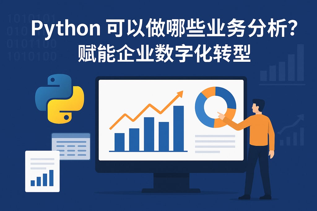 Python可以做哪些业务分析？赋能企业数字化转型