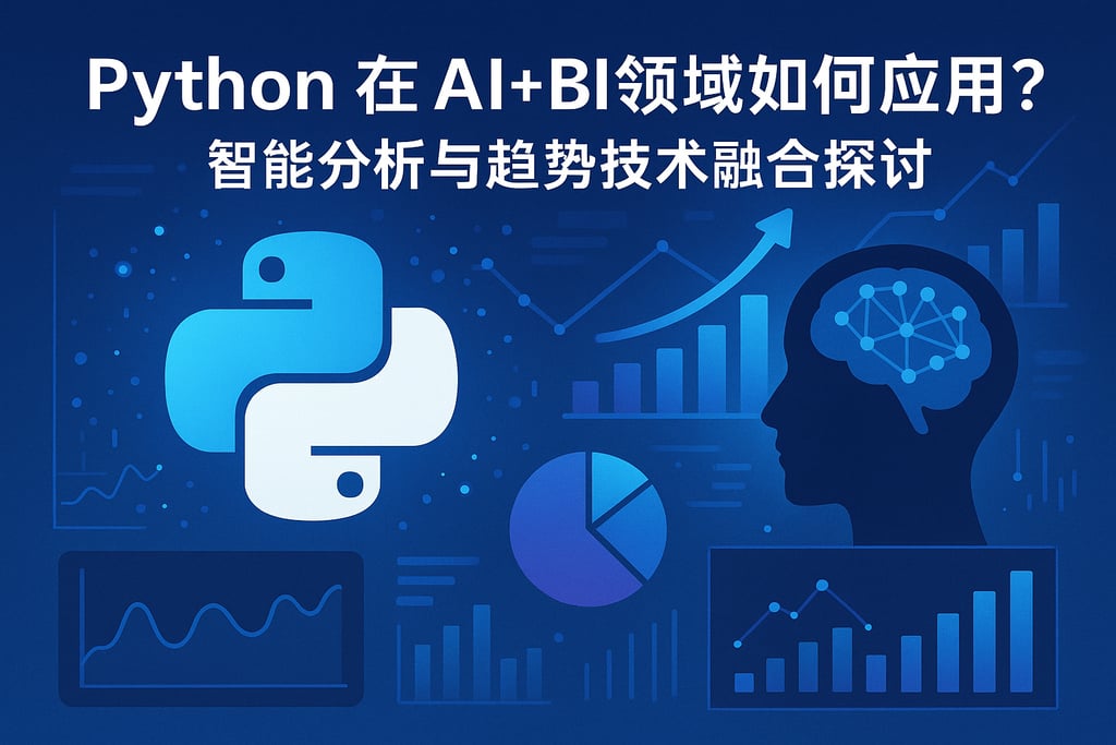 Python在AI+BI领域如何应用？智能分析与趋势技术融合探讨