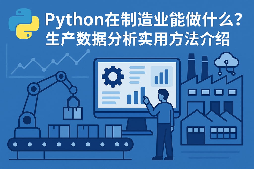 Python在制造业能做什么？生产数据分析实用方法介绍
