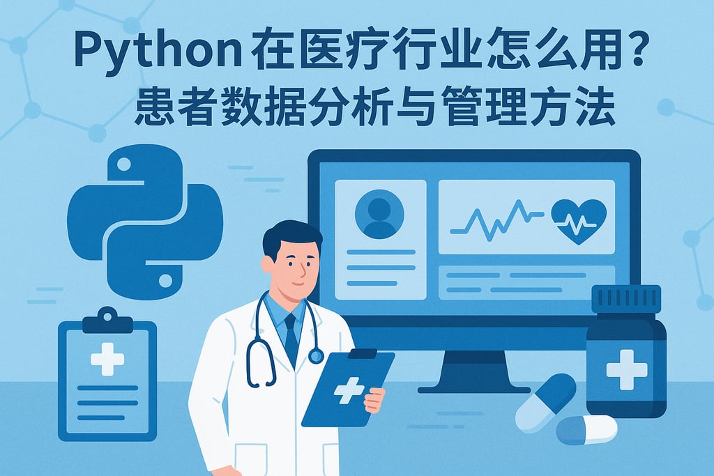 Python在医疗行业怎么用？患者数据分析与管理方法